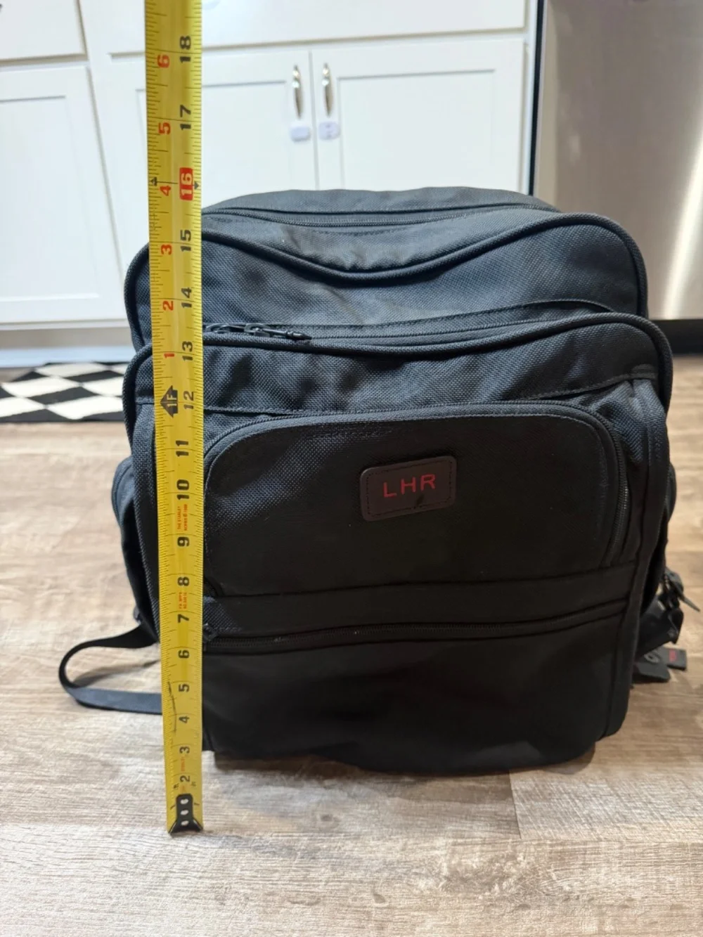 TUMI Briefcase Backpack Black Ballistic Nylon Travel Bag Authentic 2640D3 $495+